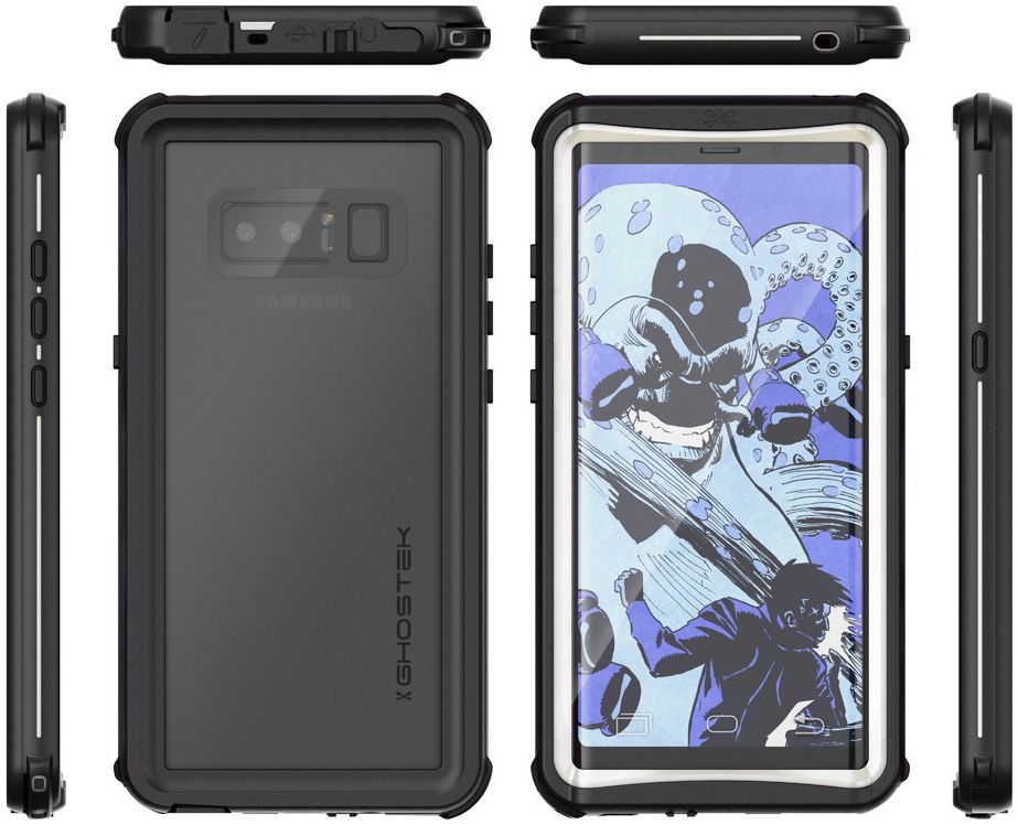 Ghostek Nautical 2 Waterbestendig Hoesje Samsung Galaxy Note 8 Wit afbeelding 4