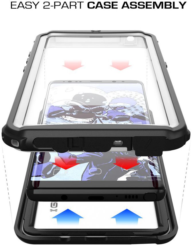 Ghostek Nautical 2 Waterbestendig Hoesje Samsung Galaxy Note 8 Wit afbeelding 5