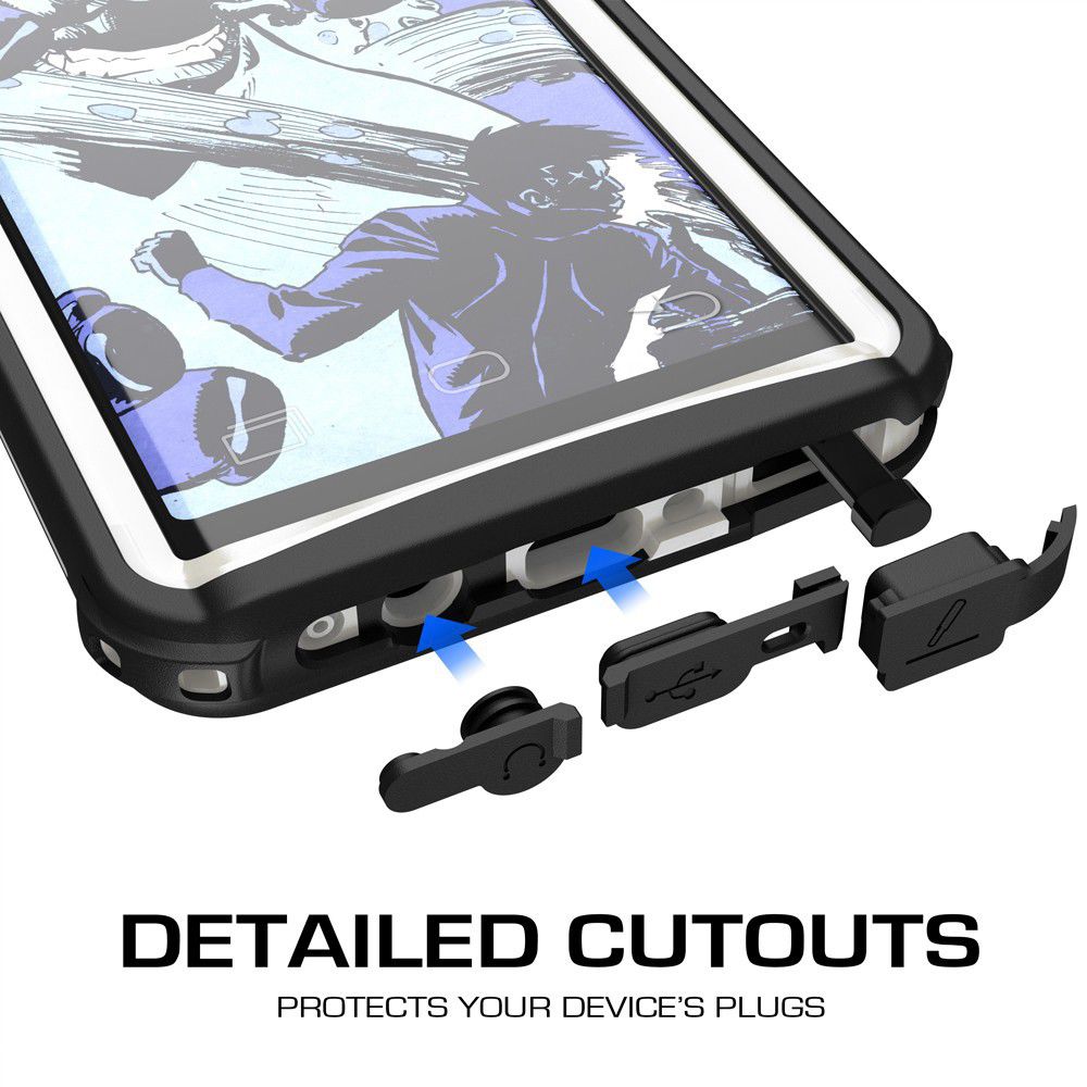 Ghostek Nautical 2 Waterbestendig Hoesje Samsung Galaxy Note 8 Wit afbeelding 9
