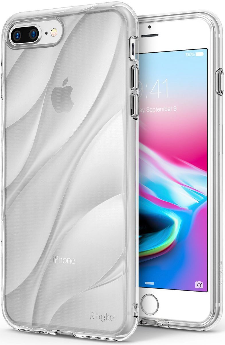 Ringke Flow iPhone 7 Plus / 8 Plus Hoesje Transparant afbeelding 1