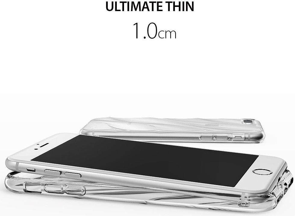 Ringke Flow iPhone 7 Plus / 8 Plus Hoesje Transparant afbeelding 4