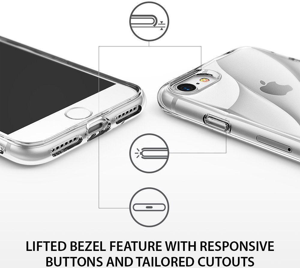 Ringke Flow iPhone 7 / 8 Hoesje Transparant afbeelding 4