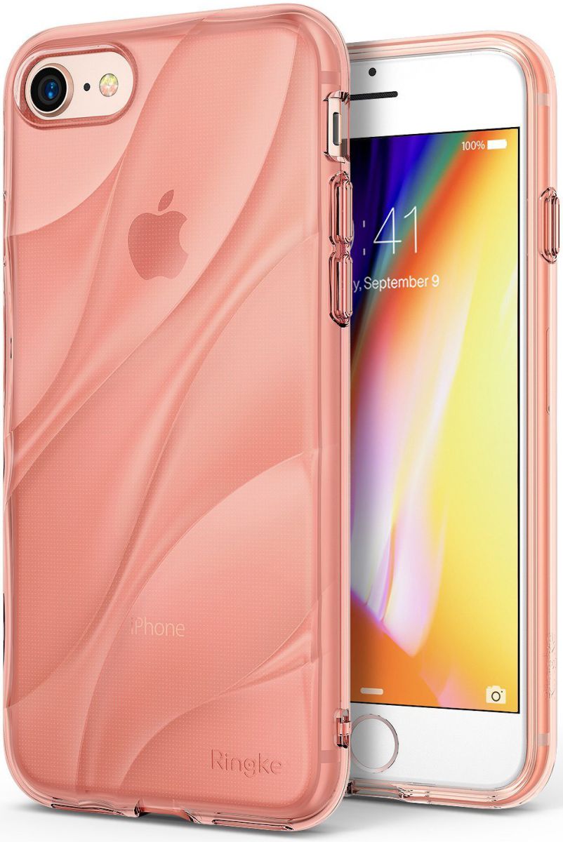Ringke Flow iPhone 7 / 8 Hoesje Rose Gold afbeelding 1