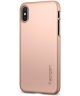 Spigen Thin Fit A Case Apple iPhone X Roze Goud