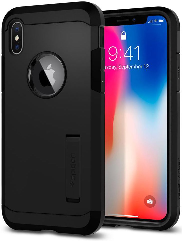 Spigen Tough Armor Black Apple iPhone X afbeelding 1