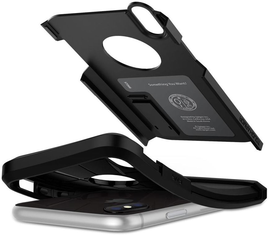 Spigen Tough Armor Black Apple iPhone X afbeelding 3