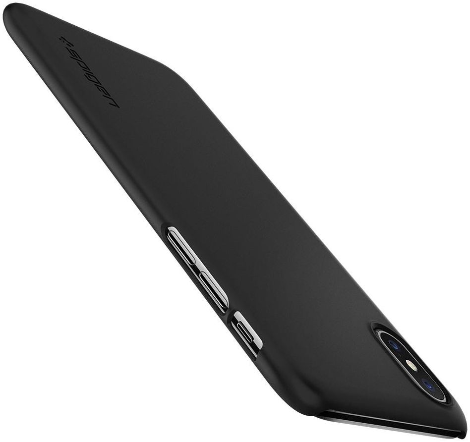Spigen Thin Fit Case voor Apple iPhone X Black afbeelding 3