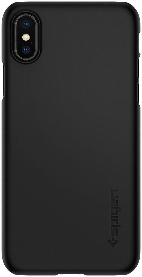 Spigen Thin Fit Case voor Apple iPhone X Black afbeelding 5