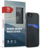 Rosso Select Apple iPhone 7 / 8 Hoesje Echt Leer Back Cover Zwart