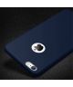 Apple iPhone 8 Frosted Siliconen Hoesje Blauw
