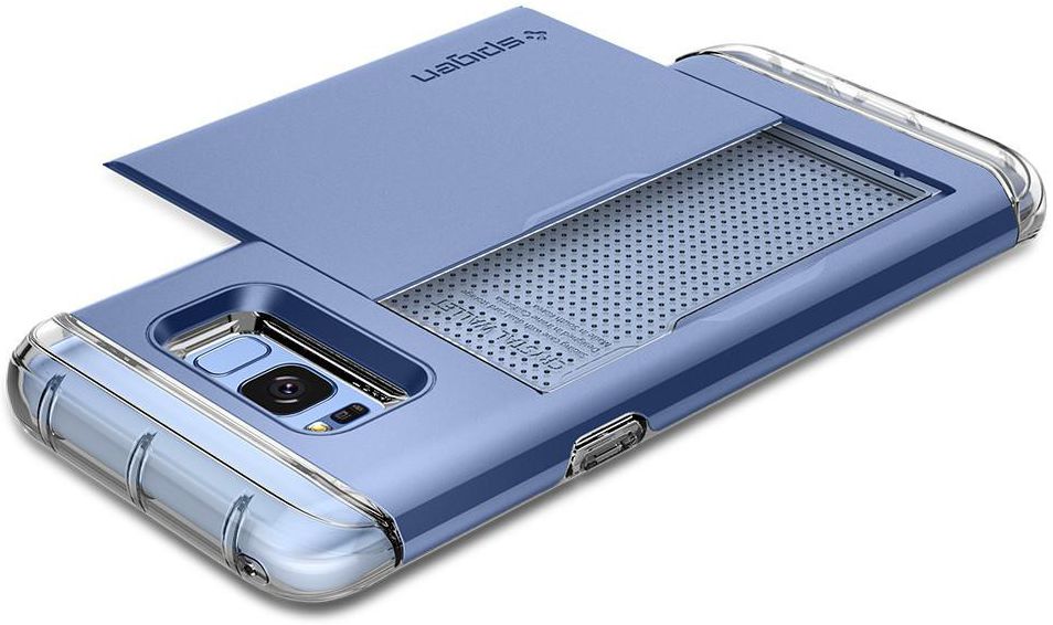 Spigen Crystal Wallet Hoesje Samsung Galaxy S8 Blue Coral afbeelding 3