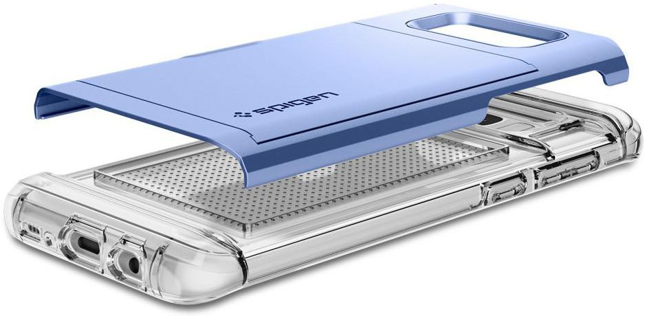 Spigen Crystal Wallet Hoesje Samsung Galaxy S8 Blue Coral afbeelding 4