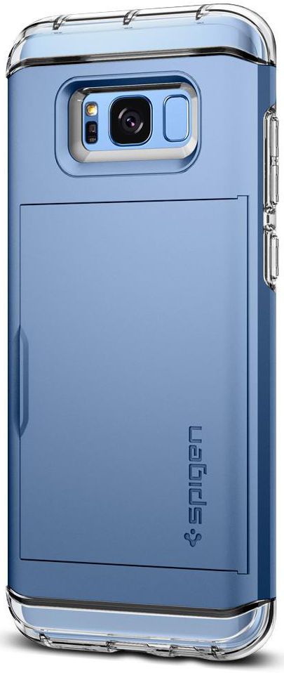 Spigen Crystal Wallet Hoesje Samsung Galaxy S8 Blue Coral afbeelding 6