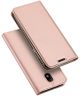 Dux Ducis Samsung Galaxy J7 (2017) Bookcase Hoesje Roze Goud