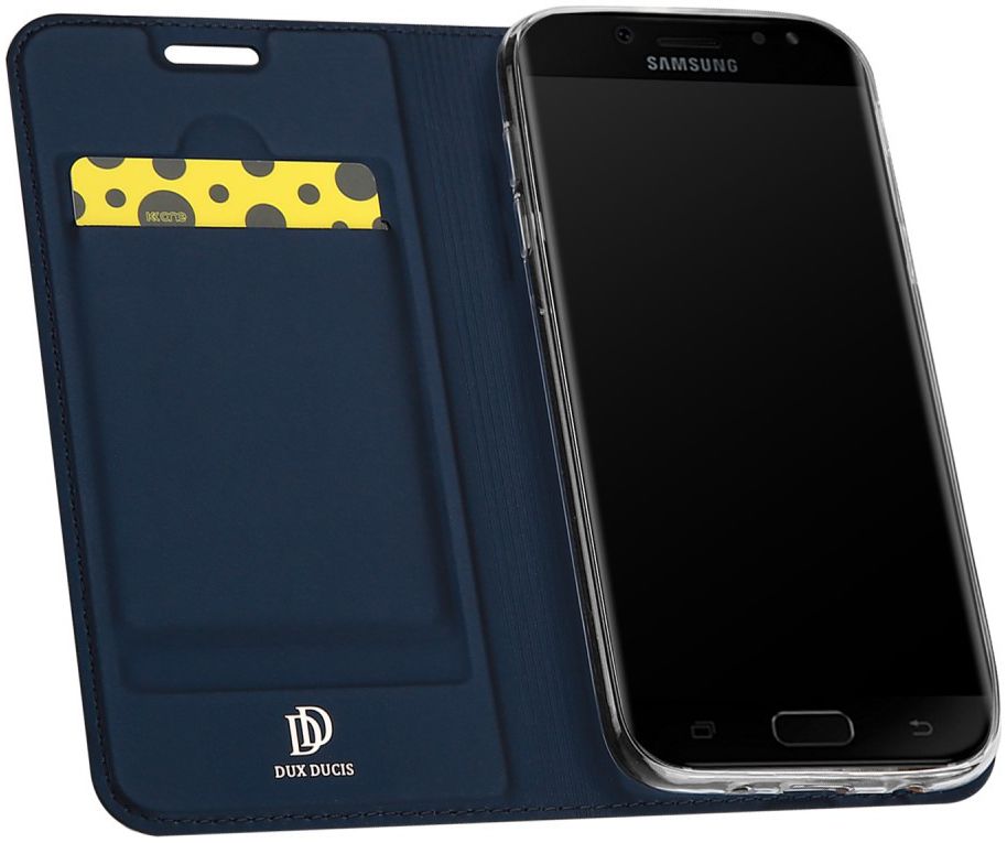 Dux Ducis Samsung Galaxy J7 (2017) Bookcase Hoesje Blauw afbeelding 2