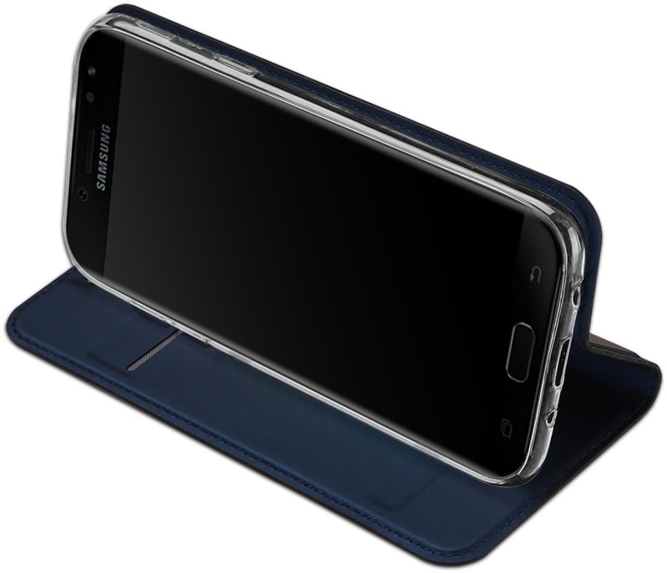 Dux Ducis Samsung Galaxy J7 (2017) Bookcase Hoesje Blauw afbeelding 4