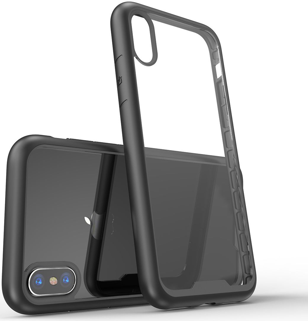 Apple iPhone XS / X Hoesje Armor Hoesje Zwart afbeelding 1
