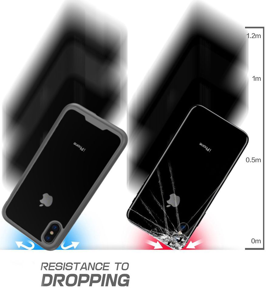 Apple iPhone XS / X Hoesje Armor Hoesje Zwart afbeelding 4