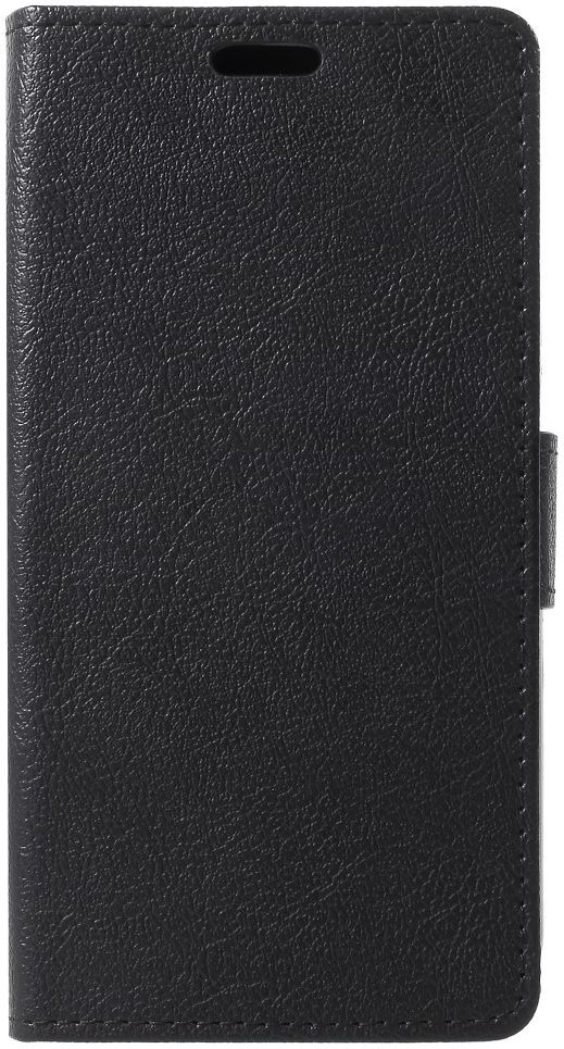 Alcatel U5 3G Portemonnee Hoesje Zwart afbeelding 4