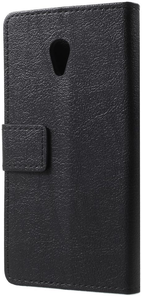 Alcatel U5 3G Portemonnee Hoesje Zwart afbeelding 5