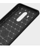 Huawei Mate 10 Pro Geborsteld TPU Hoesje Zwart