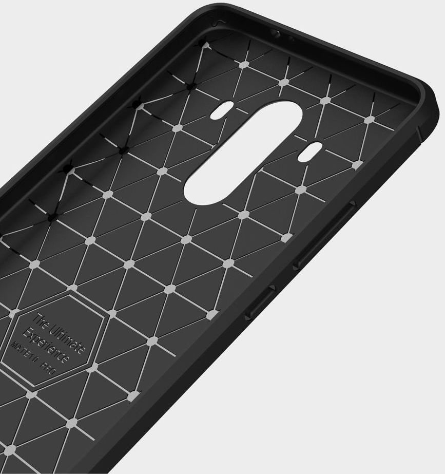 Huawei Mate 10 Pro Geborsteld TPU Hoesje Zwart afbeelding 5