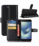 Asus Zenfone 4 Max 5.2 Lederen Wallet Stand Case Zwart