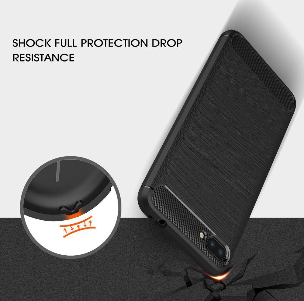 Asus Zenfone 4 Max 5.2 Carbon Hoesje Zwart afbeelding 2