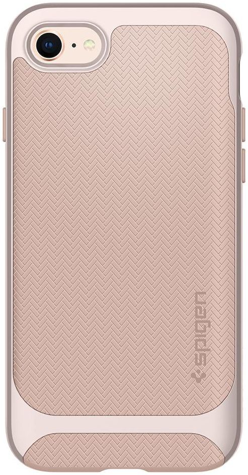 Spigen Neo Hybrid Herringbone Hoesje iPhone 8 Pale Dogwood afbeelding 7