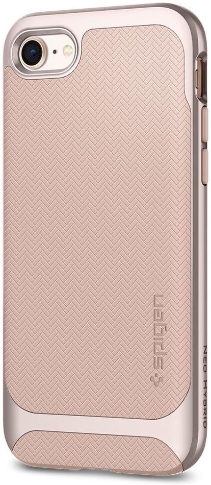 Spigen Neo Hybrid Herringbone Hoesje iPhone 8 Pale Dogwood afbeelding 8