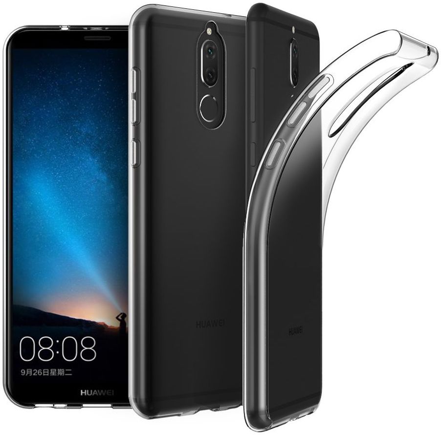Huawei Mate 10 Lite Hoesje Dun TPU Transparant afbeelding 1