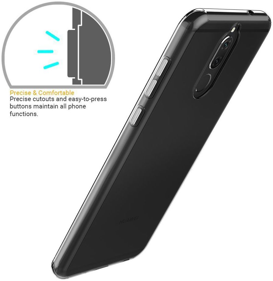 Huawei Mate 10 Lite Hoesje Dun TPU Transparant afbeelding 4