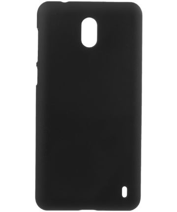Nokia 2 Backcover met Rubber Coating Zwart Hoesjes