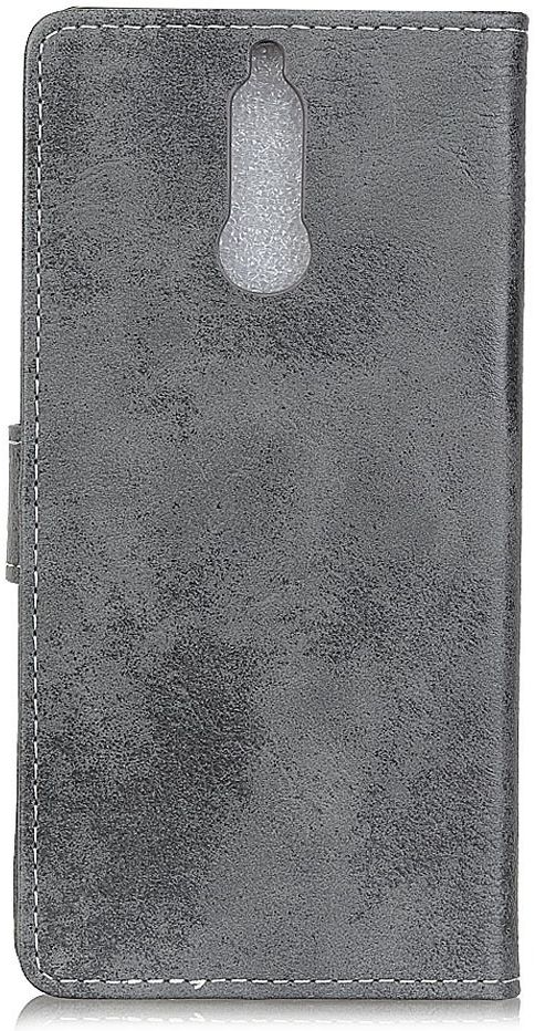 Huawei Mate 10 Lite Retro Portemonnee Hoesje Grijs afbeelding 5