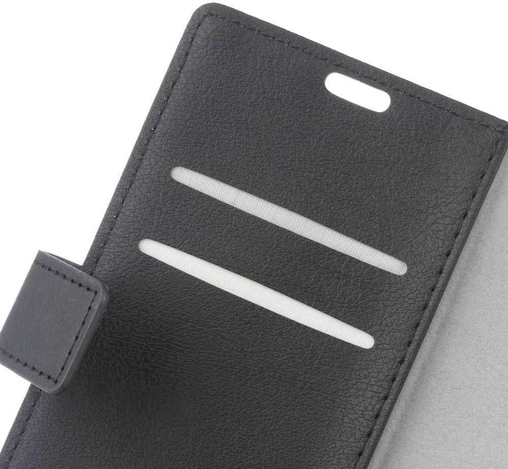 Nokia 2 Portemonnee Hoesje Zwart afbeelding 3