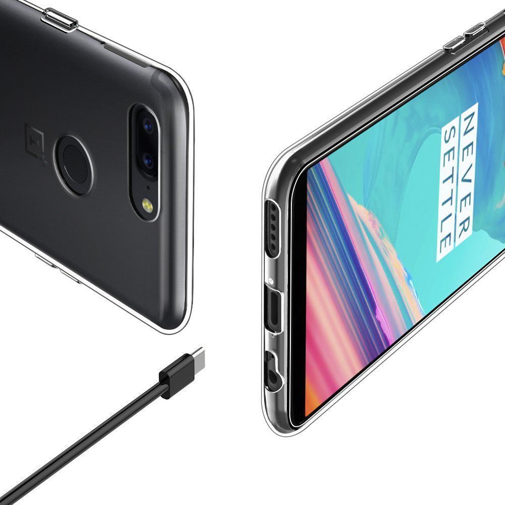 OnePlus 5T Transparant Hoesje afbeelding 5