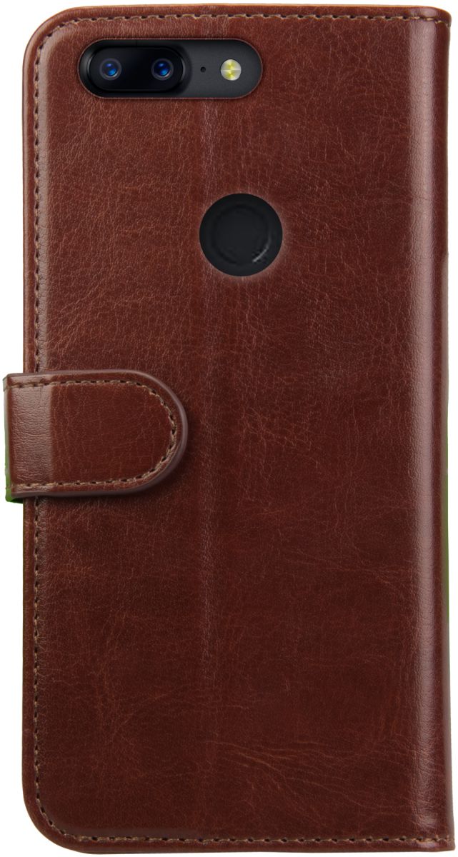 Rosso Element OnePlus 5T Hoesje Book Cover Bruin afbeelding 4