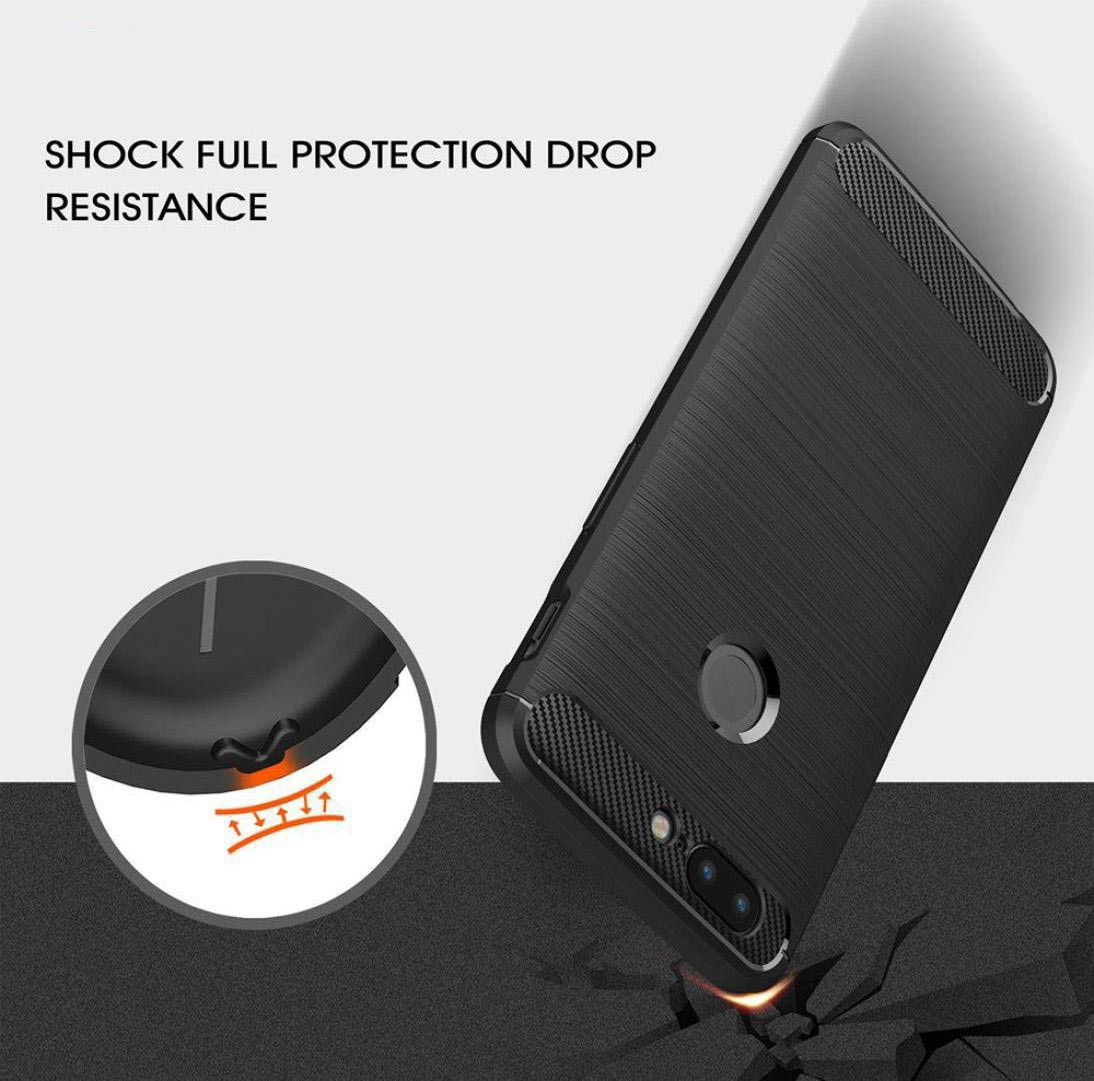 OnePlus 5T Geborsteld TPU Hoesje Rood afbeelding 2