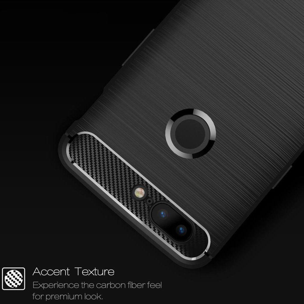 OnePlus 5T Geborsteld TPU Hoesje Rood afbeelding 8