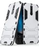 Huawei Mate 10 Lite Hybride Hoesje met Stand Zilver