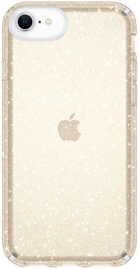 Speck Presidio Apple iPhone SE 2020 Shockproof Hoesje Goud Glitter afbeelding 1