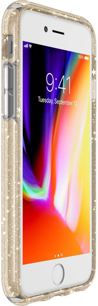 Speck Presidio Apple iPhone SE 2020 Shockproof Hoesje Goud Glitter afbeelding 7