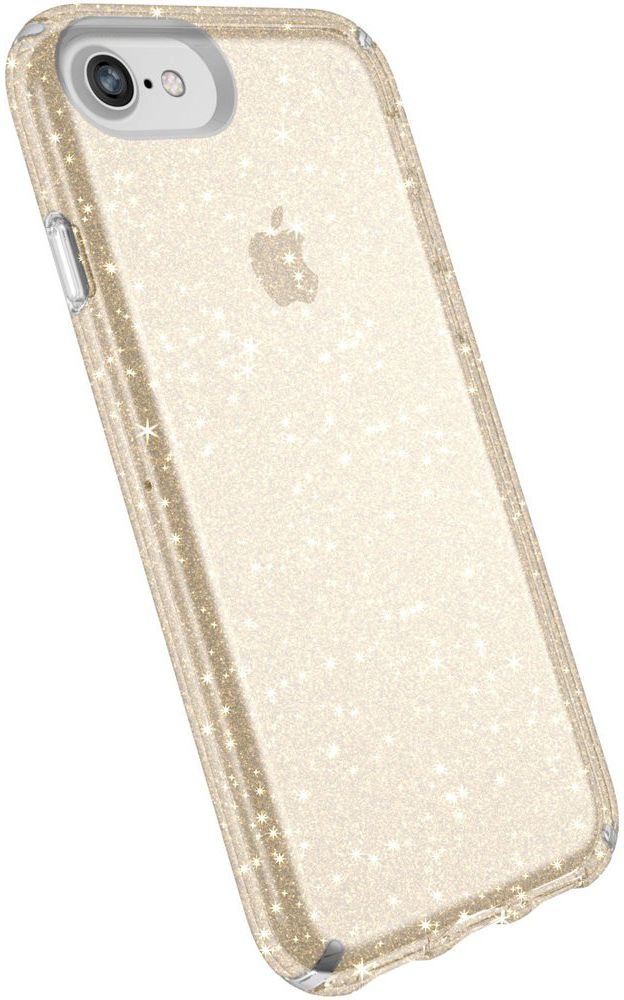 Speck Presidio Apple iPhone SE 2020 Shockproof Hoesje Goud Glitter afbeelding 4