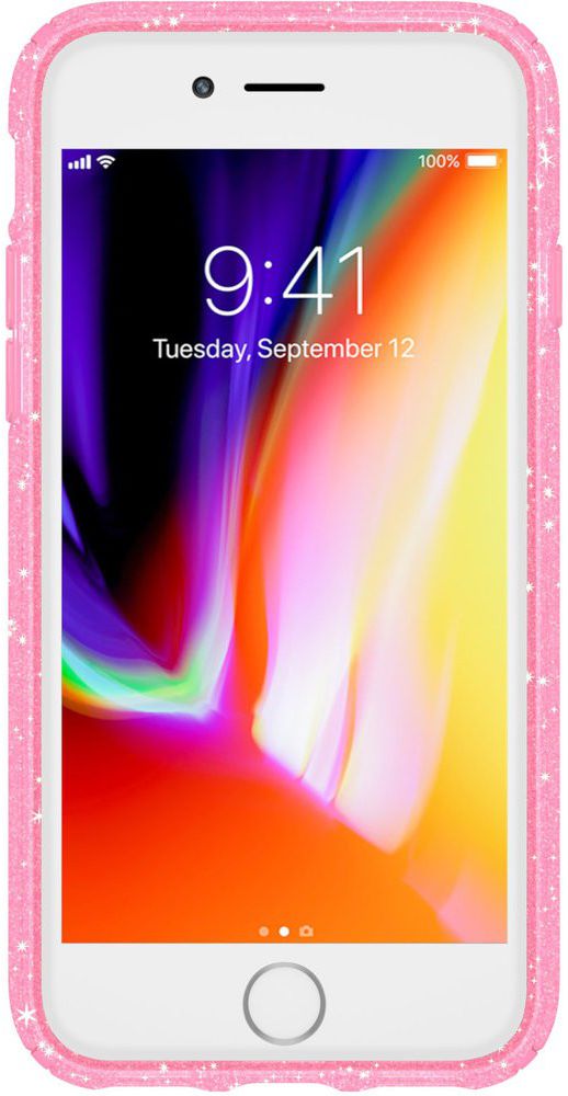 Speck Presidio Apple iPhone SE 2020 Hoesje Roze Shockproof Glitter afbeelding 5