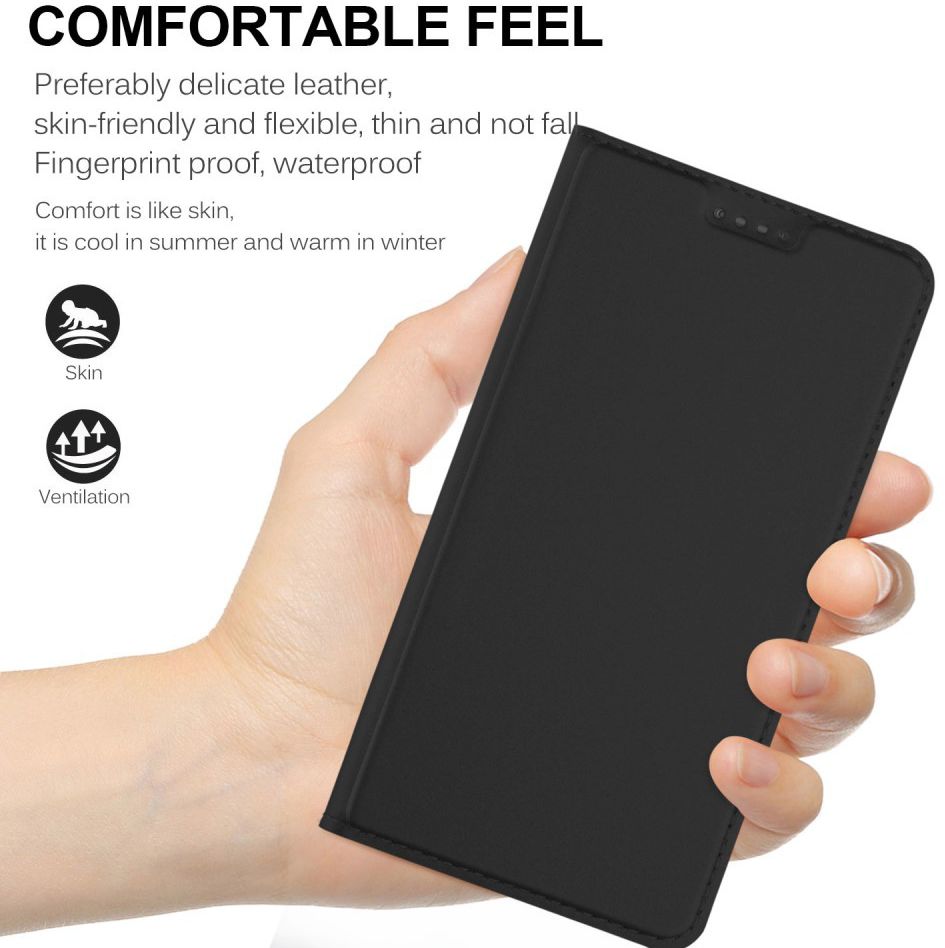 Huawei Mate 10 Pro Magnetisch Portemonnee Hoesje Zwart afbeelding 8