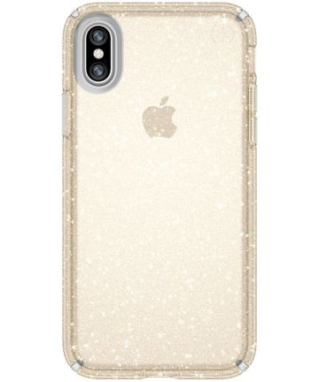 Speck Presidio Glitter Hoesje Apple iPhone X Goud Hoesjes
