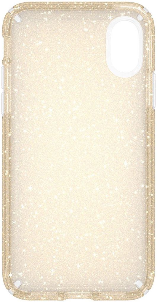 Speck Presidio Glitter Hoesje Apple iPhone X Goud afbeelding 5