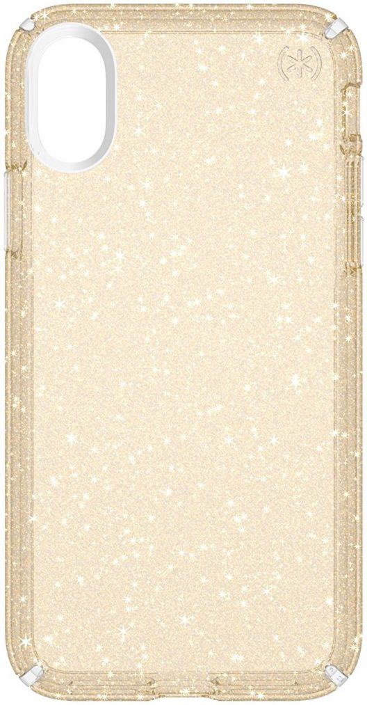 Speck Presidio Glitter Hoesje Apple iPhone X Goud afbeelding 4
