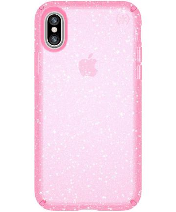 Speck Presidio Glitter Hoesje Apple iPhone X Roze Hoesjes