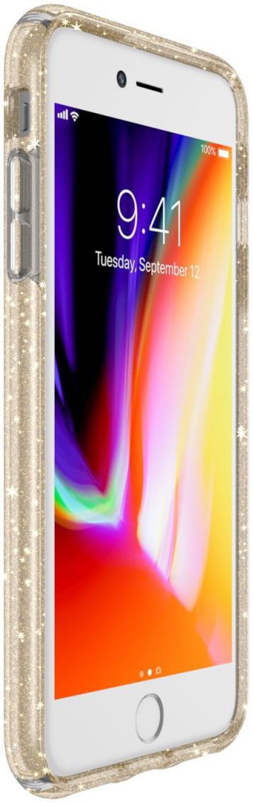 Speck Presidio Glitter Hoesje Apple iPhone 8 Plus / 7 Plus Transparant afbeelding 2